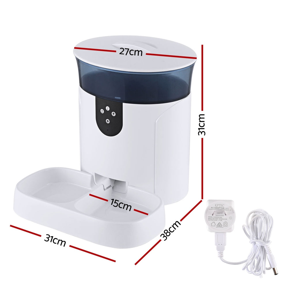 i.Pet Automatic Pet Feeder Dog Cat Wifi 7L Auto Smart Food Dispenser Timer Feed-1