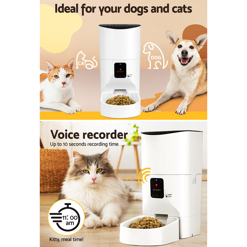 i.Pet Automatic Pet Feeder 9L Wifi Auto Dog Cat Feeder Smart Food Dispenser Timer-5