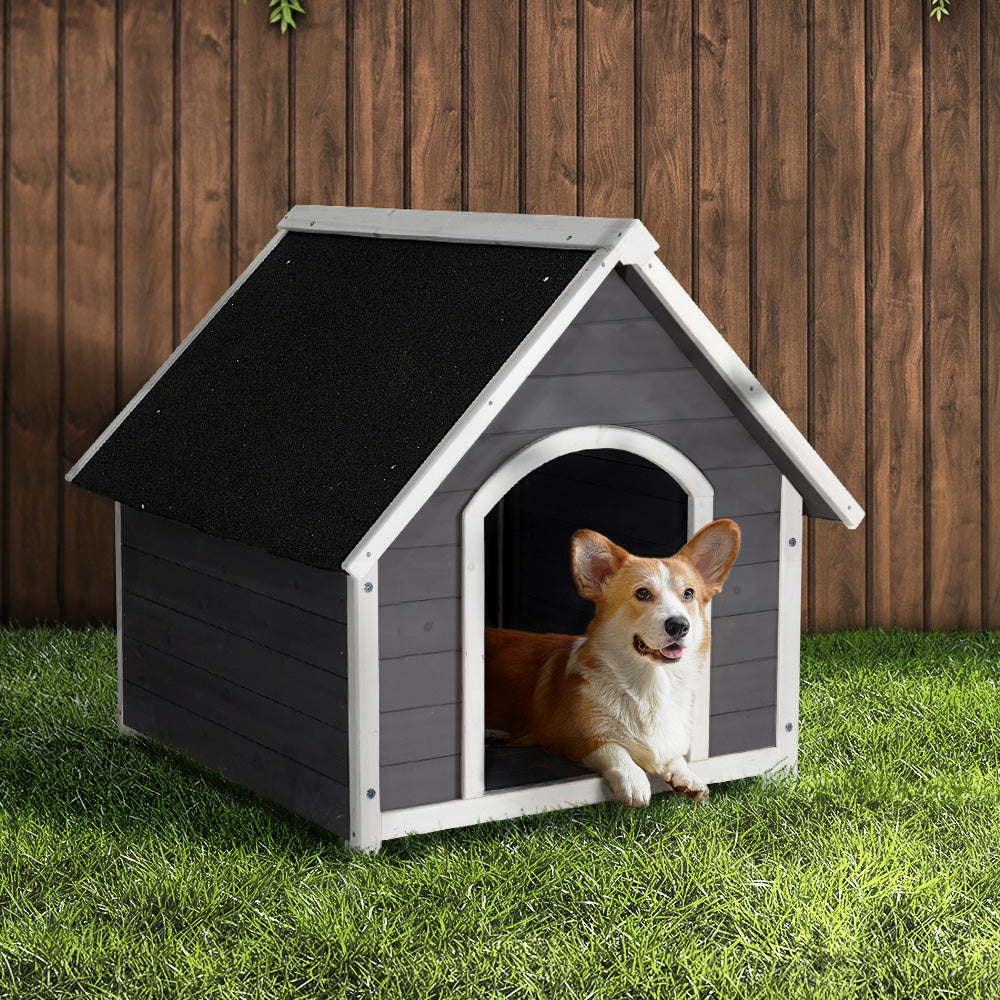 i.Pet Dog Kennel Wooden Large Outdoor House Indoor Puppy Pet Cabin Weatherproof-7