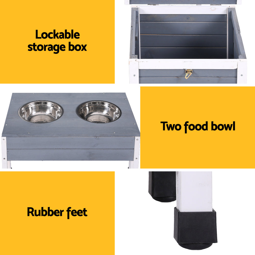 i.Pet Dog Kennel House Large Wooden Outdoor Pet Kennels Indoor Puppy Cabin-5