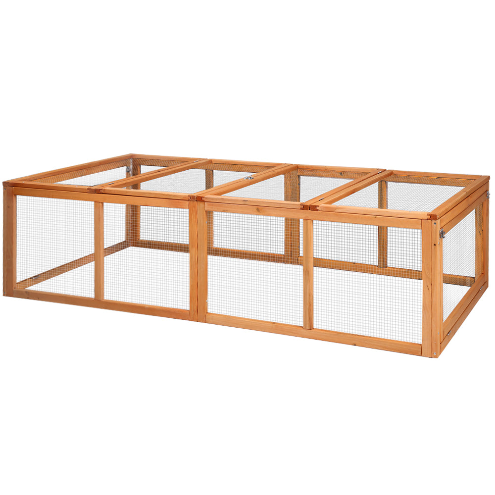 i.Pet Chicken Coop Rabbit Hutch 180cm Extra Large Wooden Chicken House Run XL Hen Cage-0