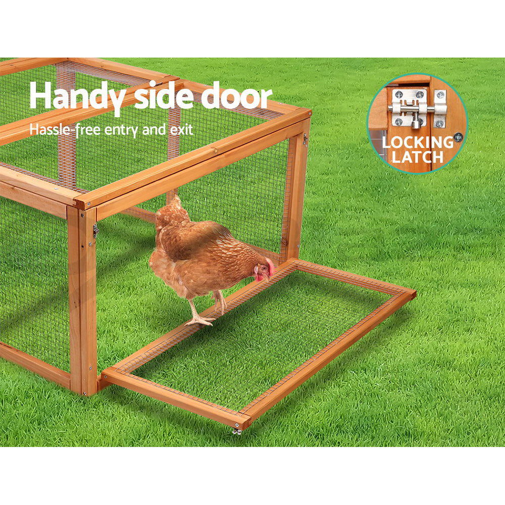 i.Pet Chicken Coop Rabbit Hutch 180cm Extra Large Wooden Chicken House Run XL Hen Cage-4