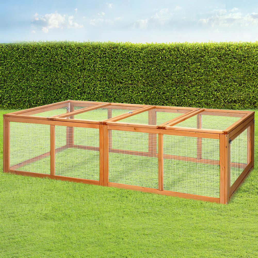 i.Pet Chicken Coop Rabbit Hutch 180cm Extra Large Wooden Chicken House Run XL Hen Cage-7