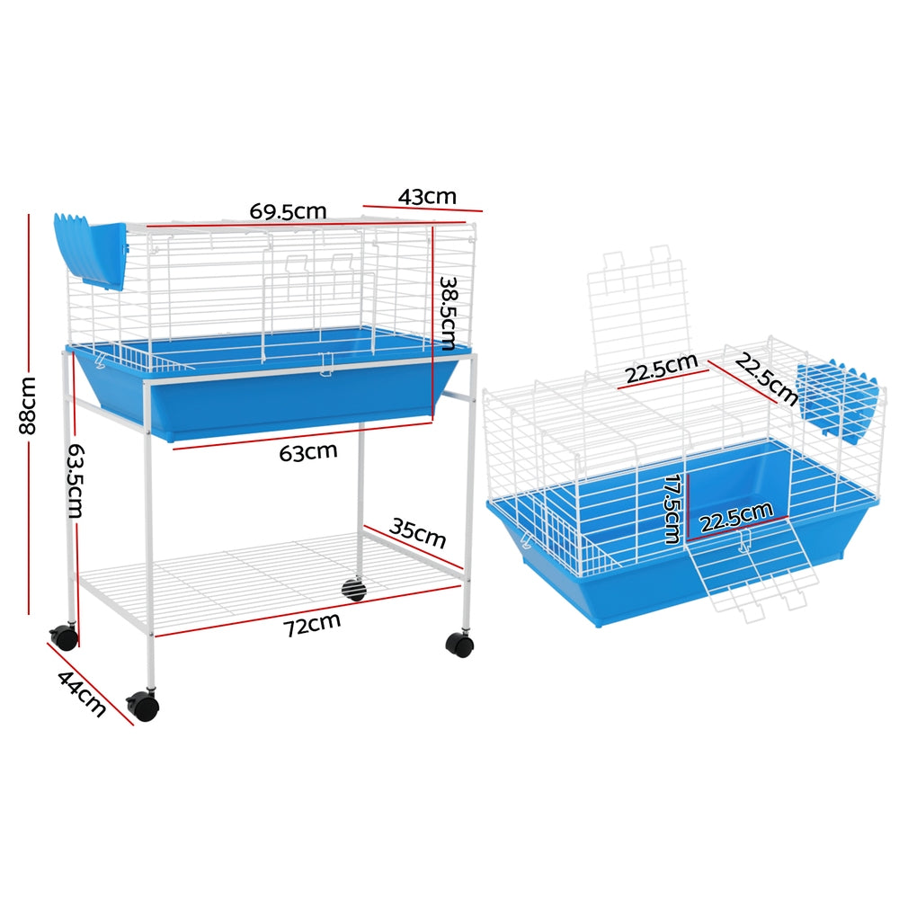 i.Pet Rabbit Cage 88cm Indoor Guinea Pig-1