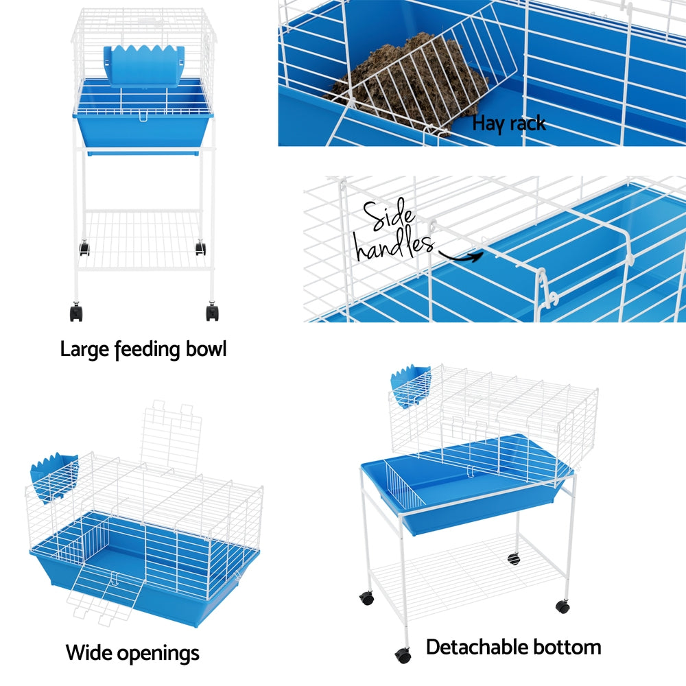 i.Pet Rabbit Cage 88cm Indoor Guinea Pig-3