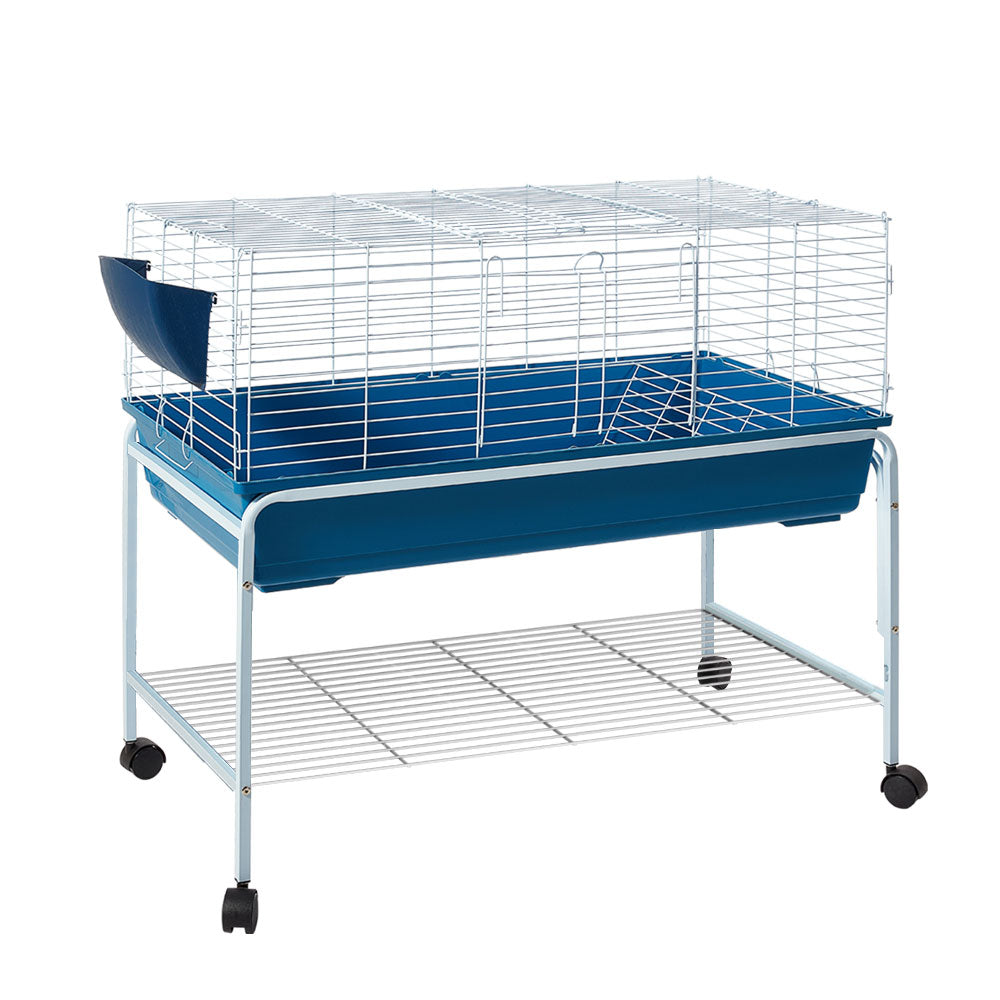 i.Pet Rabbit Cage Hutch 106cm Indoor Enclosure Carrier-0