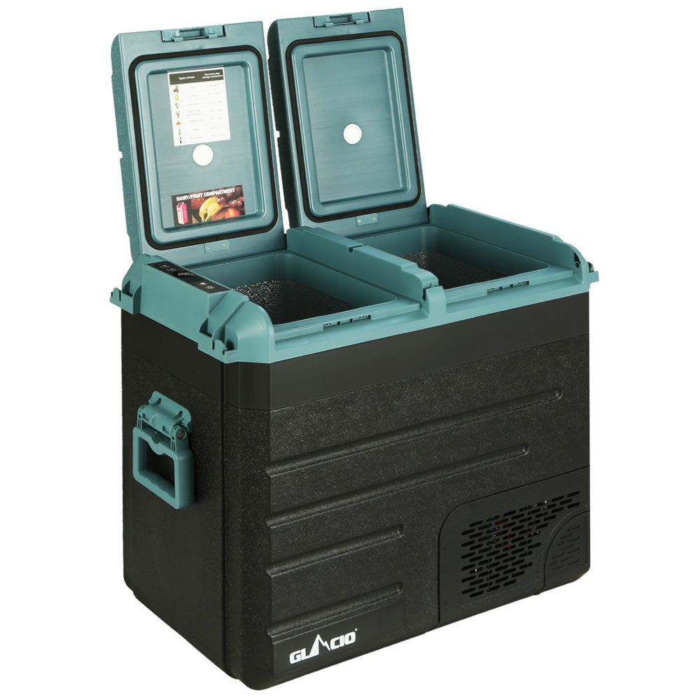 Glacio 60L Portable Fridge Freezer Cooler Camping 12V/24V/240V Caravan Car-0