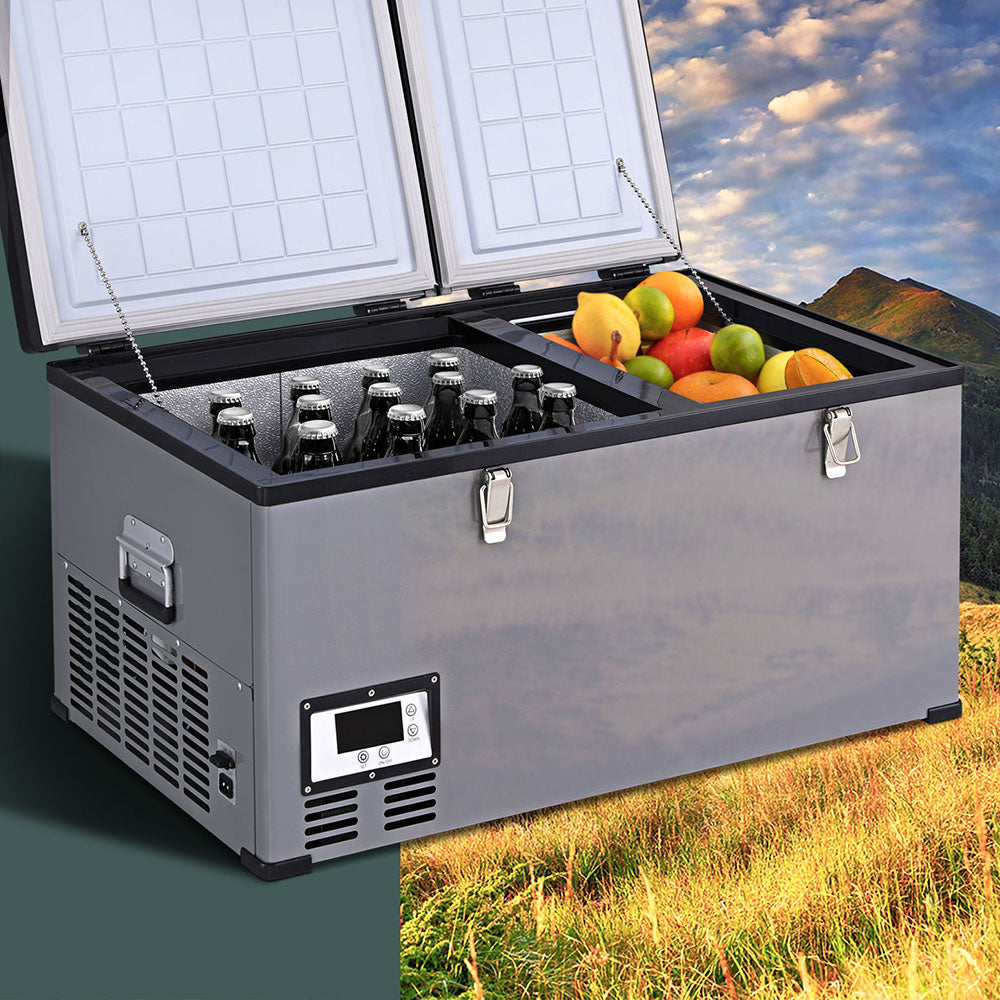 Glacio Camping Fridge 80L Portable Bar Fridges Freezer 12V/24V/240V-6