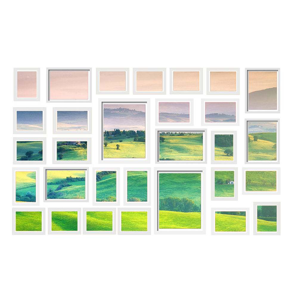 Artiss Photo Frames Art Holder 30PCS 8x10" 5x7" 4x6" 3.5x5" White-0