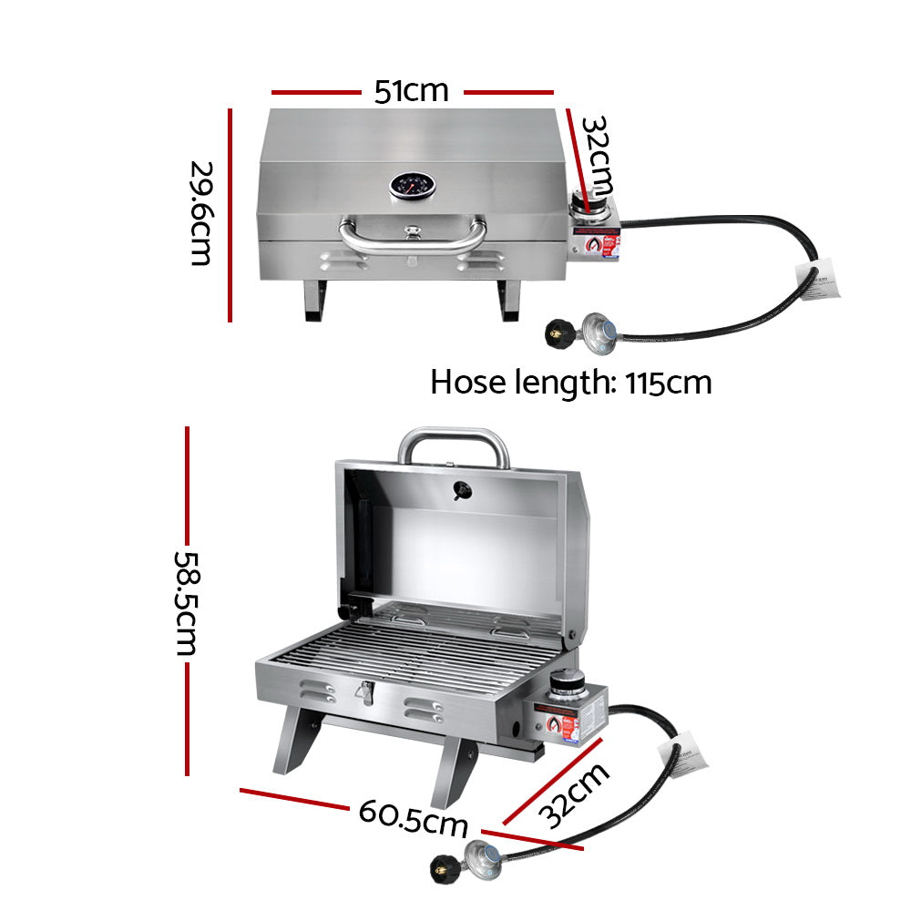 Grillz Portable Gas BBQ Grill-1