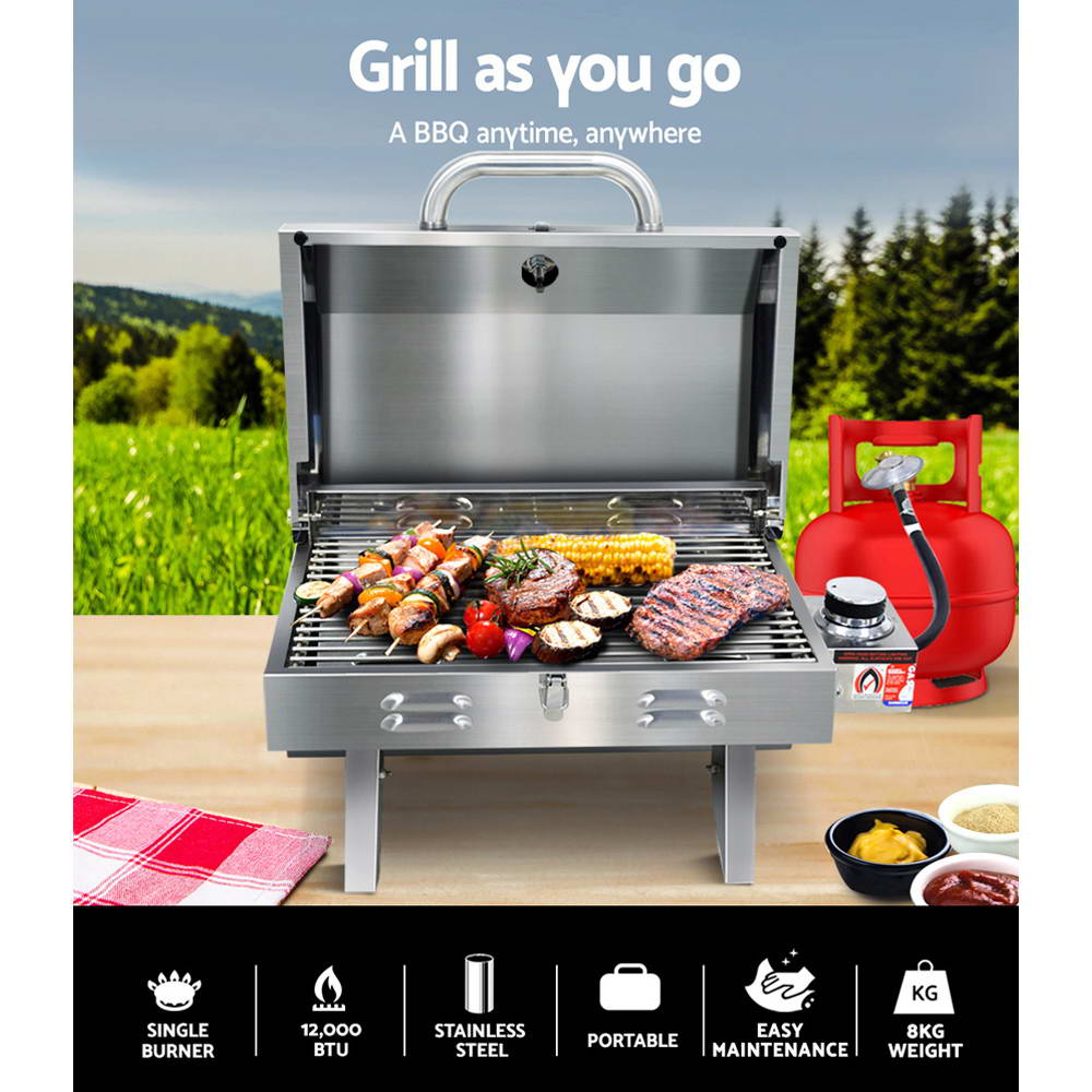 Grillz Portable Gas BBQ Grill-2