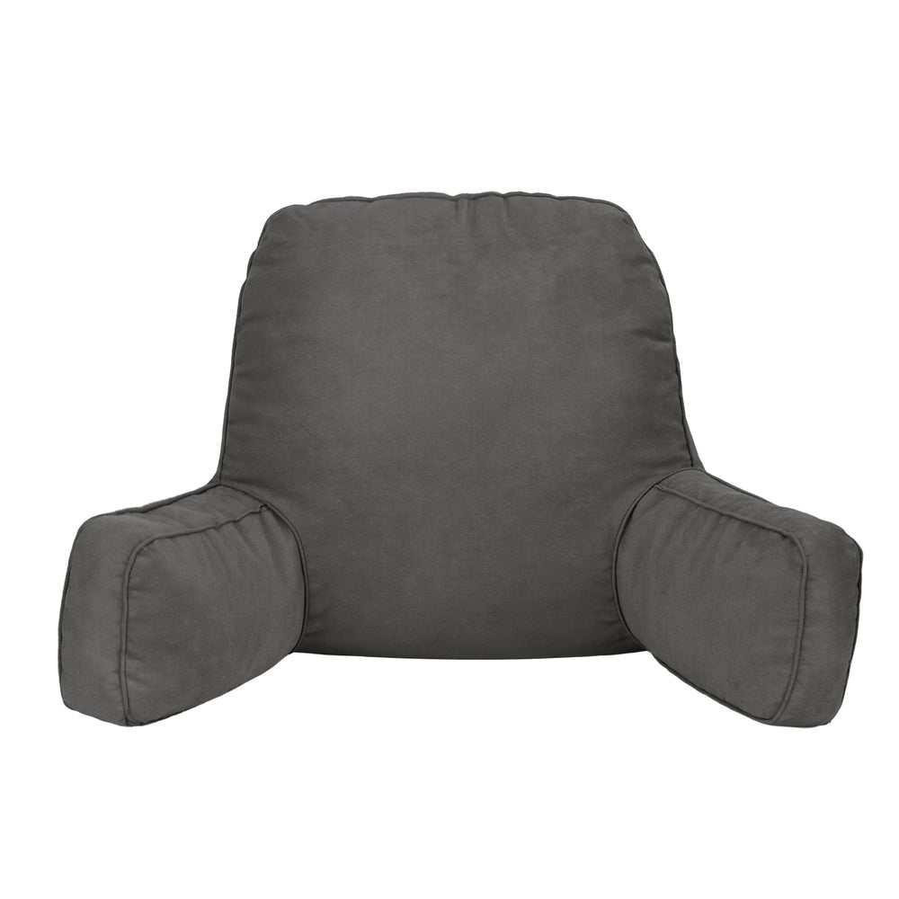 Giselle Reading Pillow Back Rest Lumbar Support Cushion Grey-0