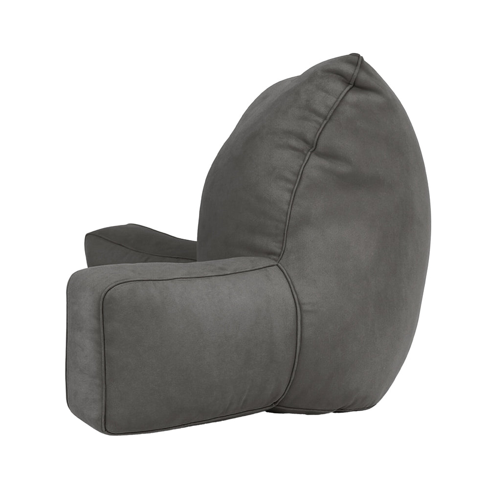 Giselle Reading Pillow Back Rest Lumbar Support Cushion Grey-2
