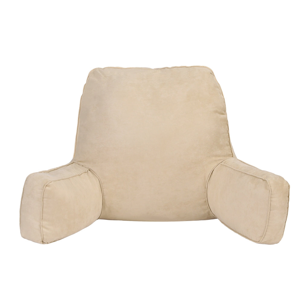 Giselle Reading Pillow Back Rest Lumbar Support Cushion Oatmeal-0