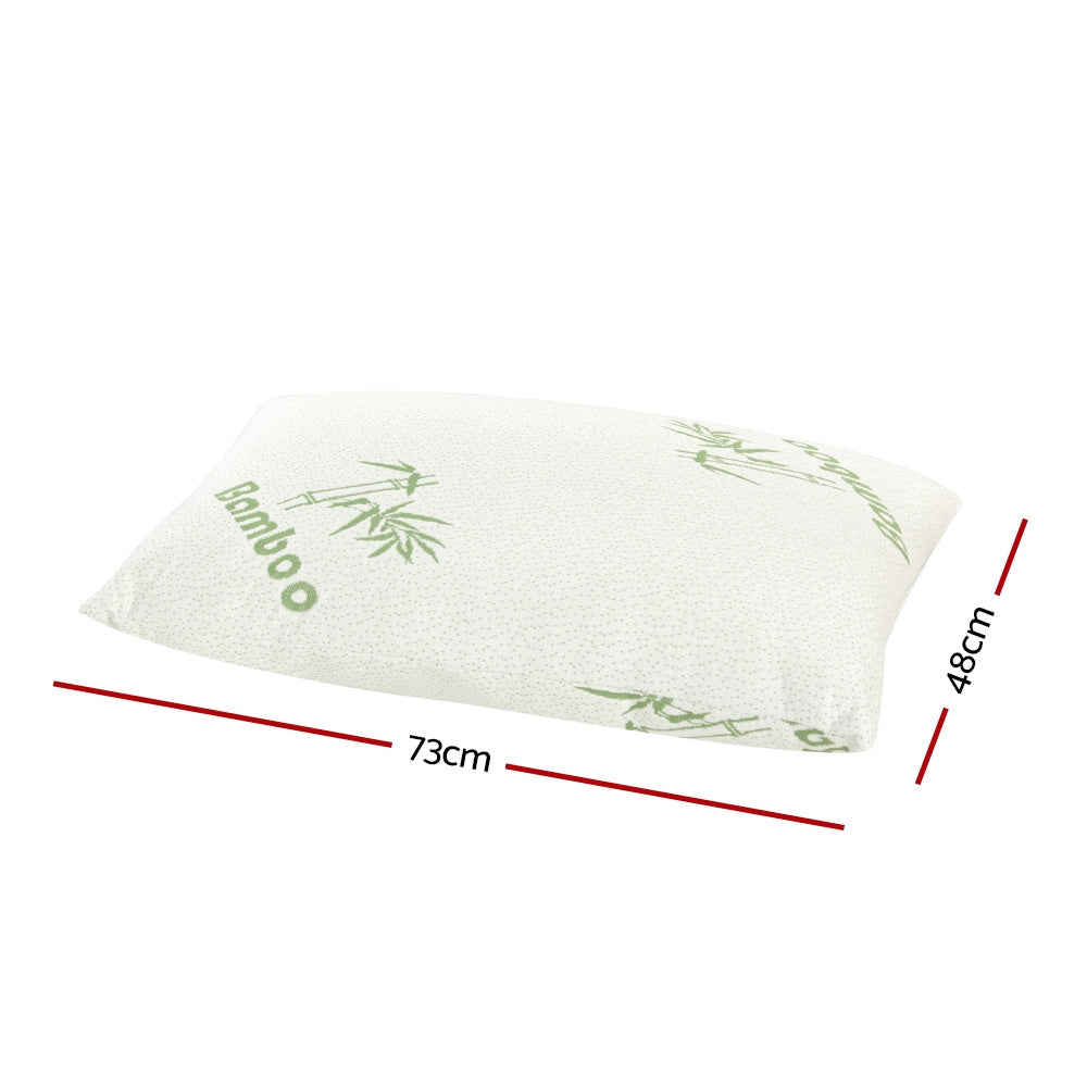 Giselle Bedding 4 Pack Bamboo Pillow Family Hotel-1