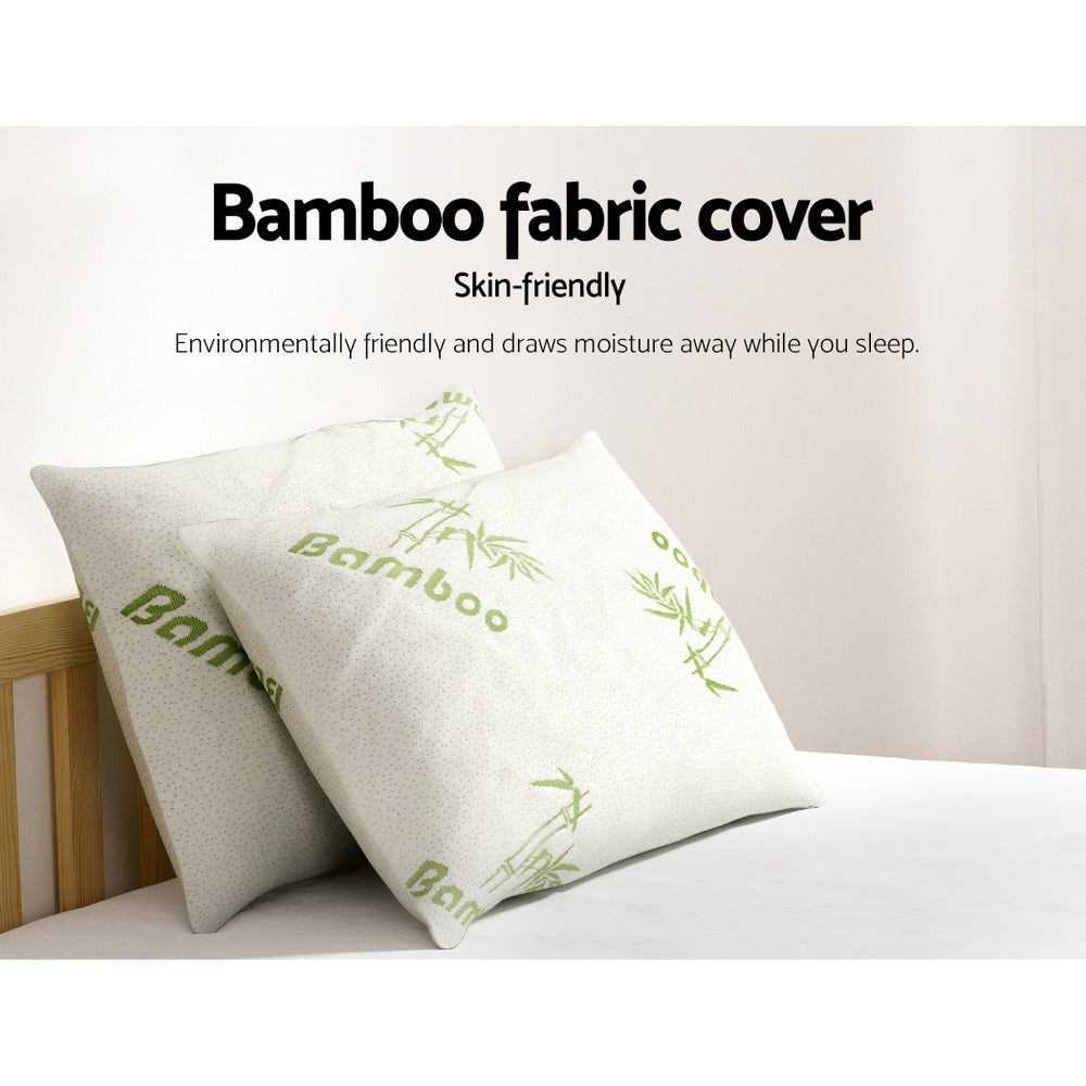 Giselle Bedding 4 Pack Bamboo Pillow Family Hotel-5