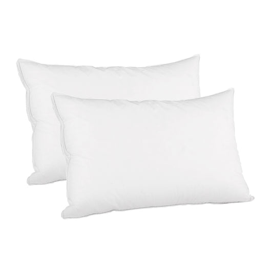 Giselle Bedding Duck Feather Down Pillow Luxury Twin Pack-0