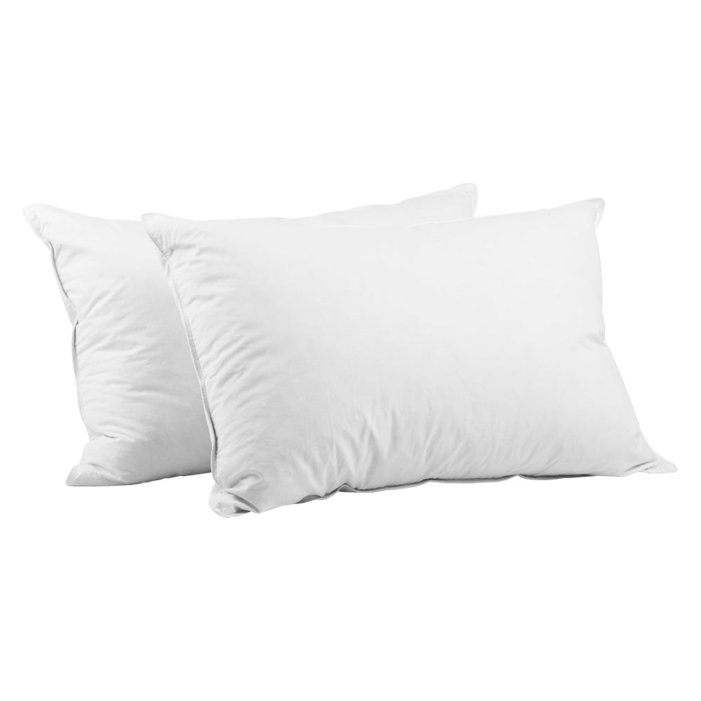 Giselle Bedding Duck Feather Down Pillow Twin Pack-0