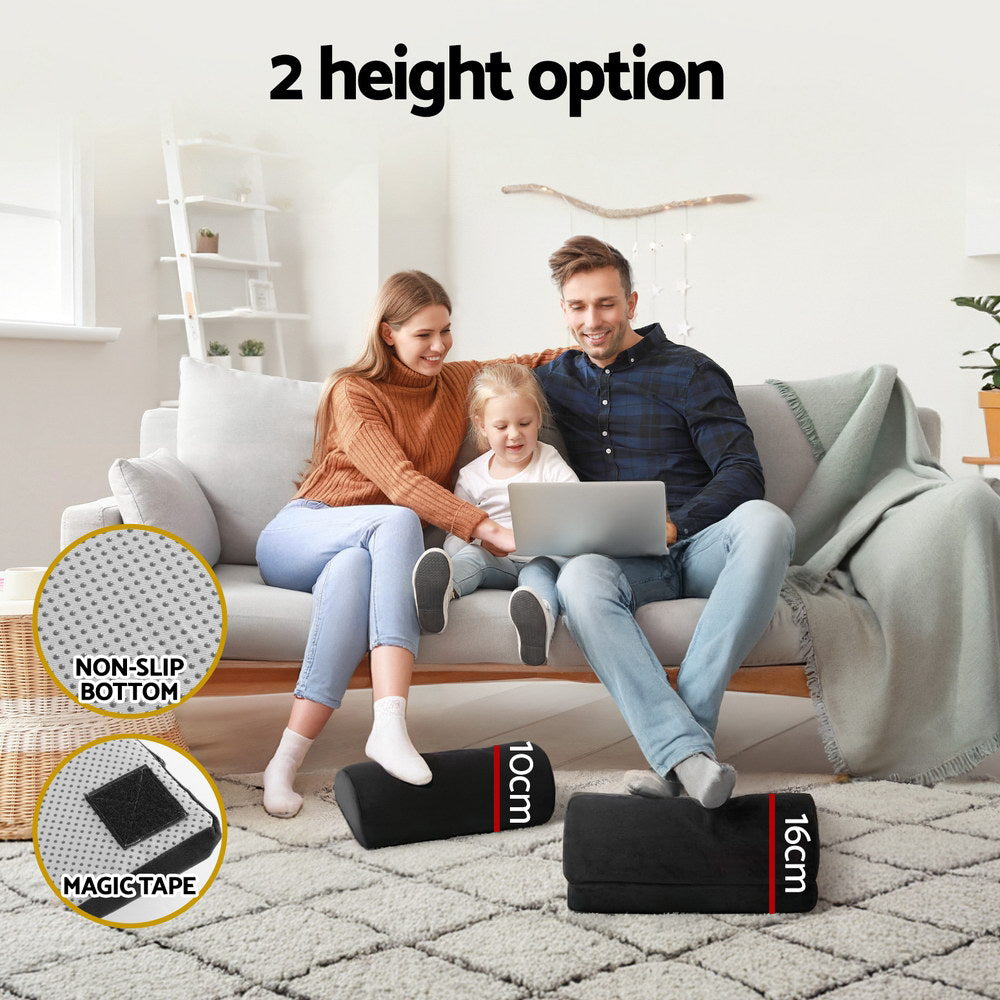 Giselle Memory Foam Footrest Cushion Adjustable Pillow-4