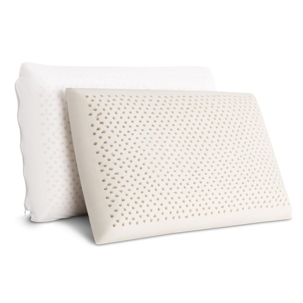 Giselle Bedding Natural Latex Pillow Classic Twin Pack-0