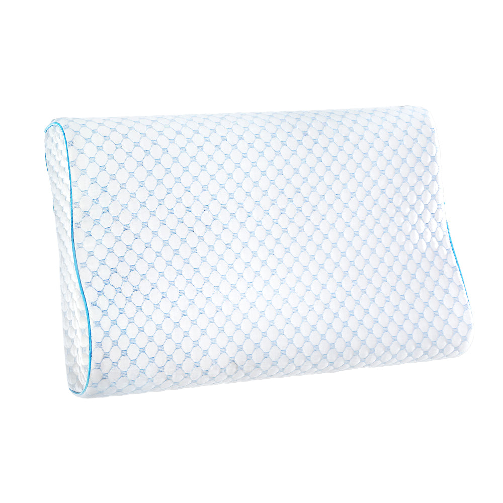 Giselle Bedding Memory Foam Contour Pillow Cool Gel-6