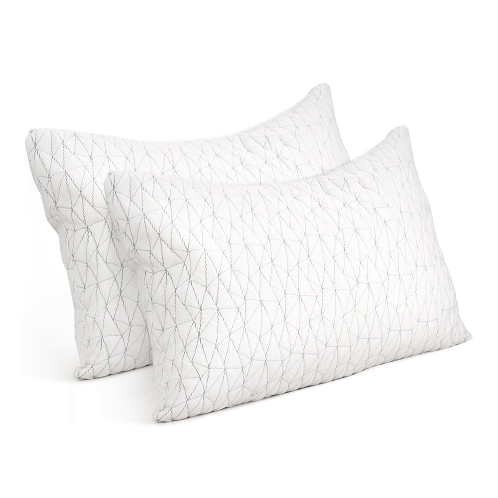 Giselle Bedding Memory Foam Pillow King Size Twin Pack-0