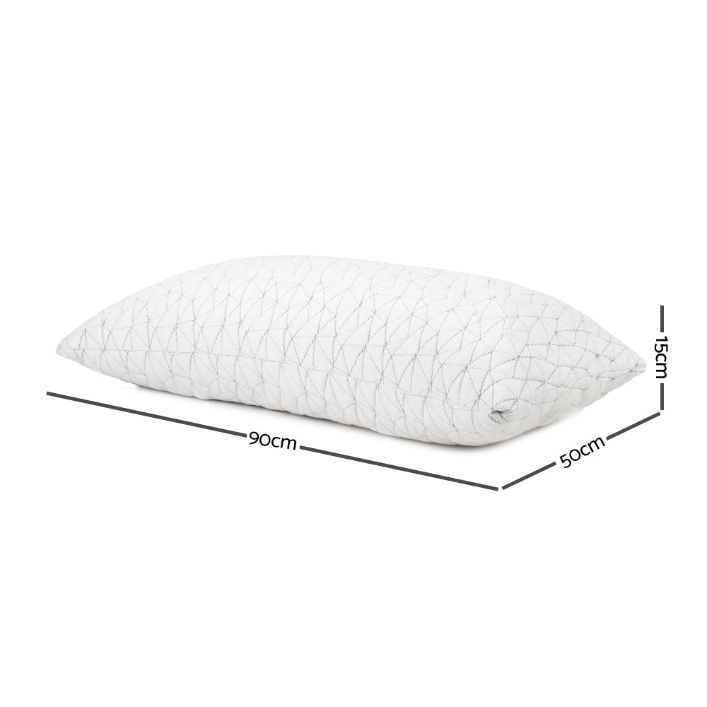 Giselle Bedding Memory Foam Pillow King Size Twin Pack-1