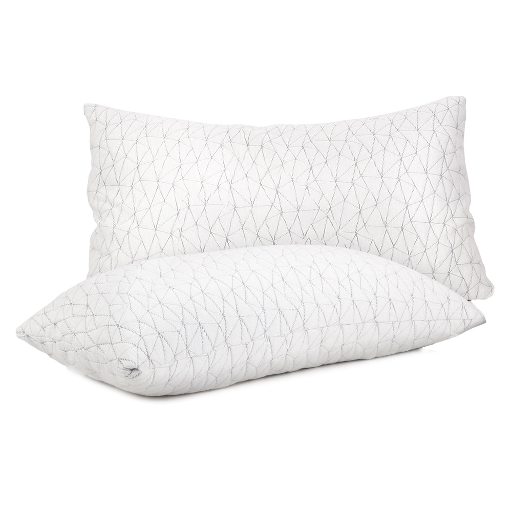 Giselle Bedding Memory Foam Pillow King Size Twin Pack-2