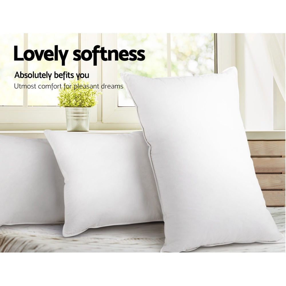 Giselle Bedding 4 Pack Bed Pillow Family Hotel 48X73CM-4