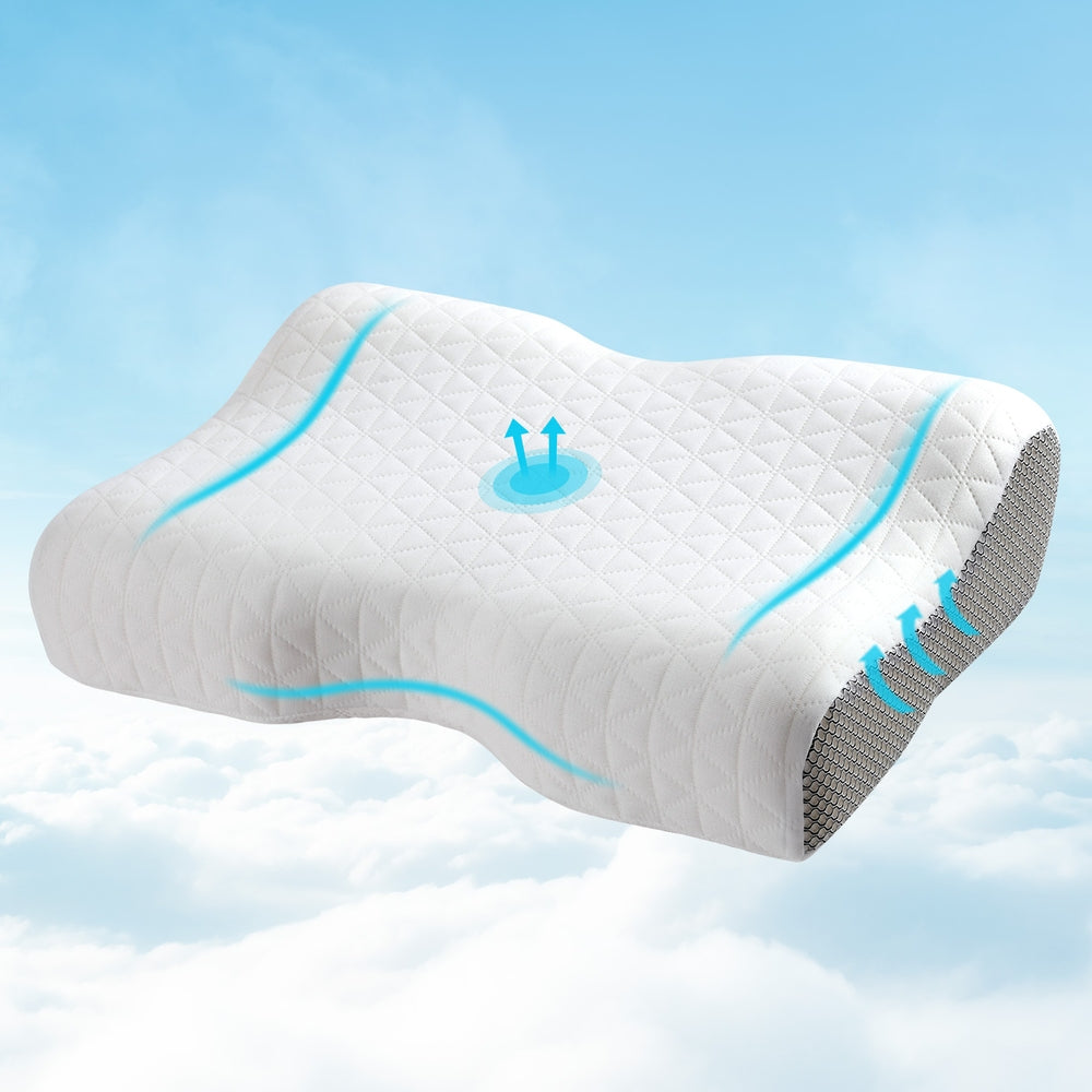 Giselle Memory Foam Pillow Contour Neck-6