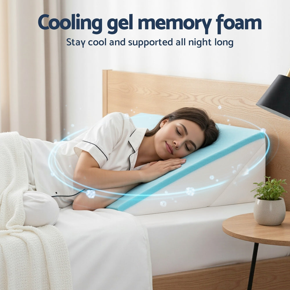 Giselle Bedding Adjustable Wedge Pillow Grey-5