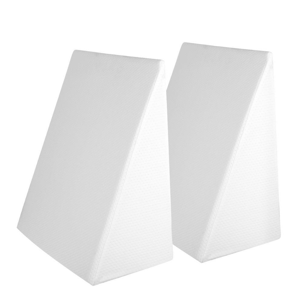 Giselle Bedding Wedge Pillow White Twin Pack-0