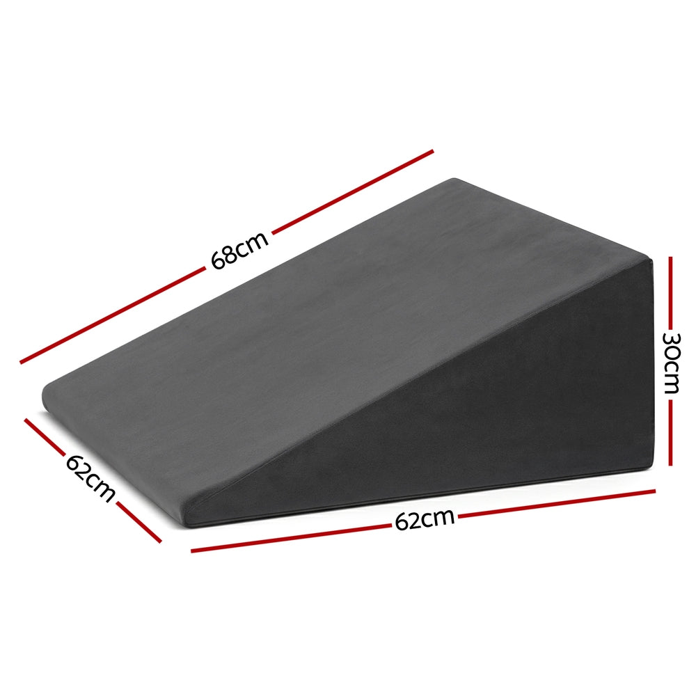 Giselle Bedding Wedge Pillow Grey-2