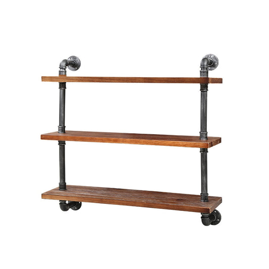 Artiss Floating DIY Pipe Shelf 3 Tiers - ISSA-0