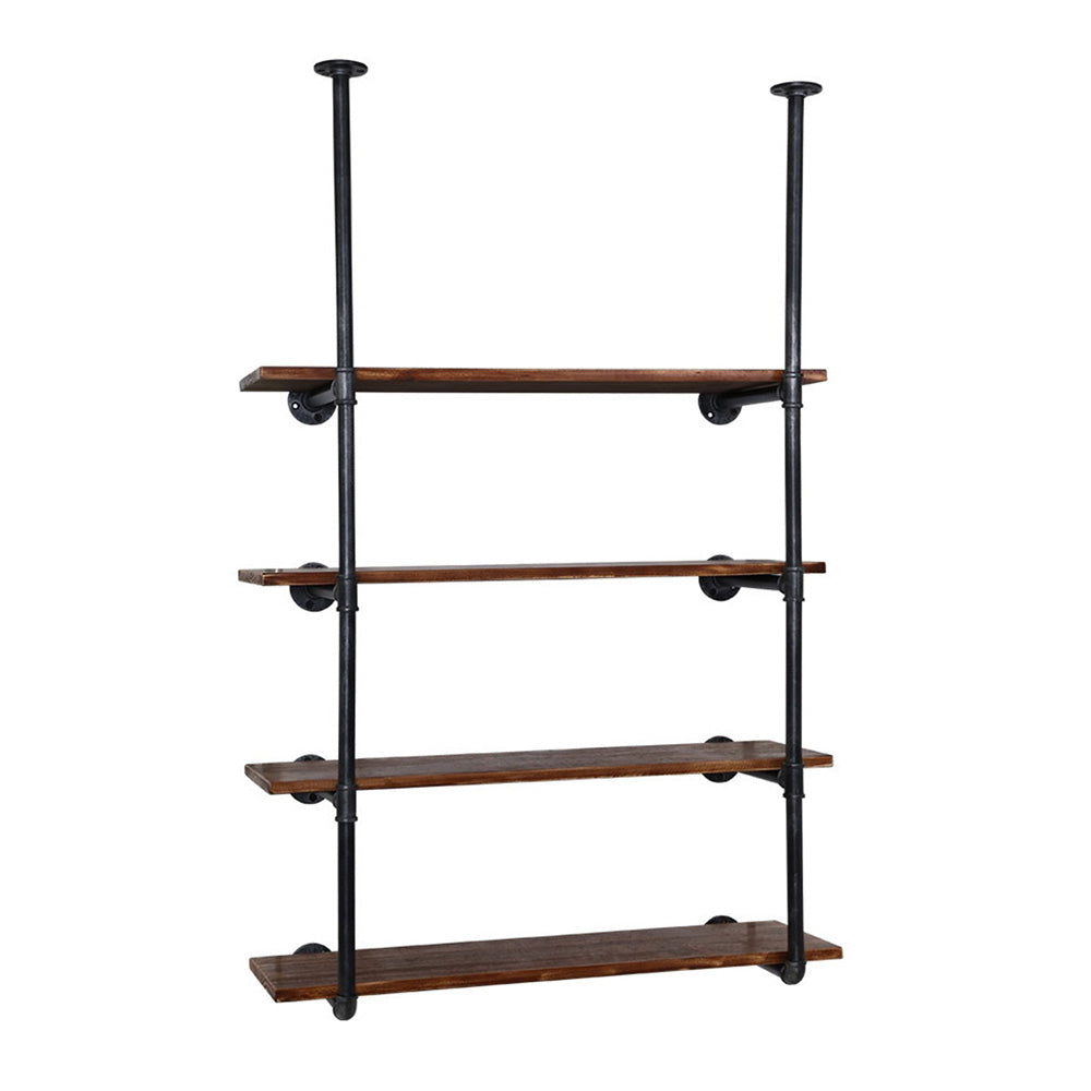 Artiss Bookshelf DIY Pipe Shelf 4 Tiers - INGE-2