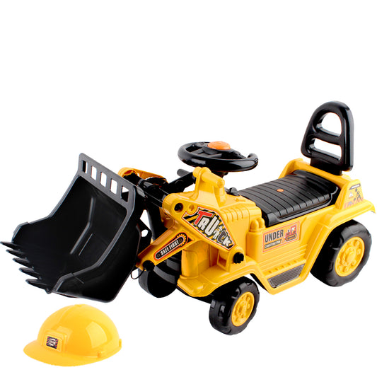 Keezi Ride On Car Toys Kids Excavator Bulldozer Sandpit Digger Car Pretend Play-0