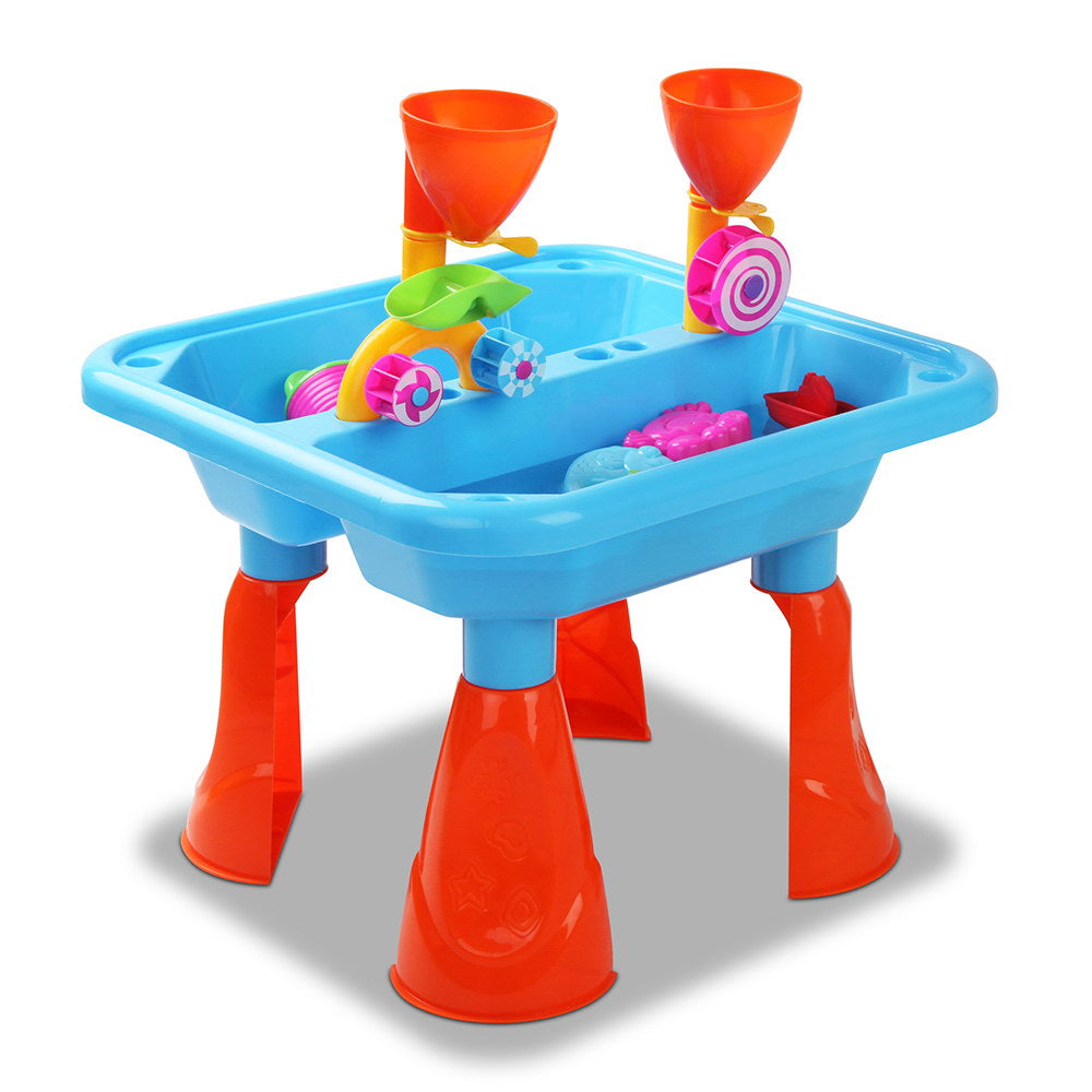 Keezi Kids Sandpit Pretend Play Sets Beach Toys Outdoor Sand Water Table Set-0