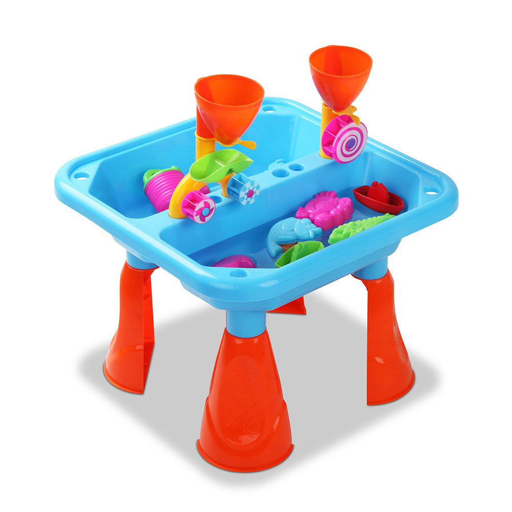 Keezi Kids Sandpit Pretend Play Sets Beach Toys Outdoor Sand Water Table Set-3