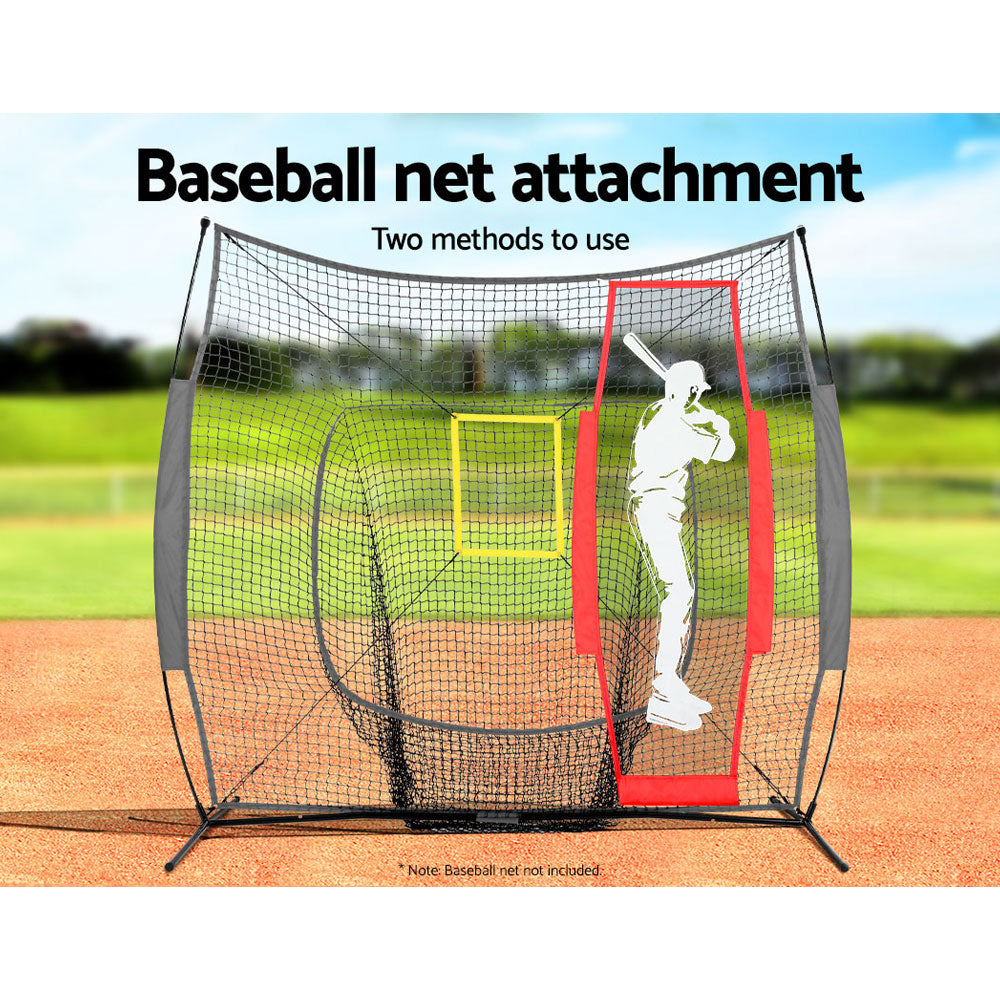 Everfit Baseball Net Pitching Kit with Stand Rebound Net Training Aid-3