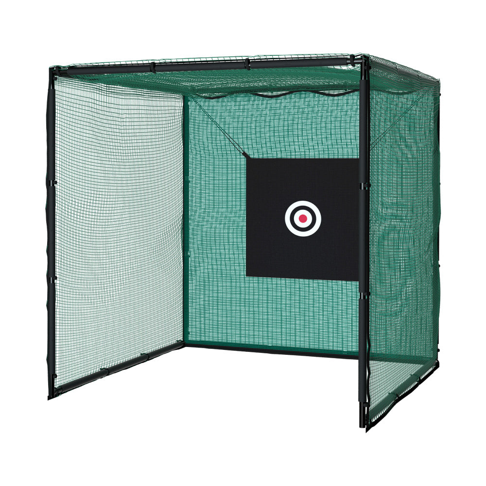 Everfit 3m Golf Practice Net Hitting Cage with Steel Frame Baseball Training-0