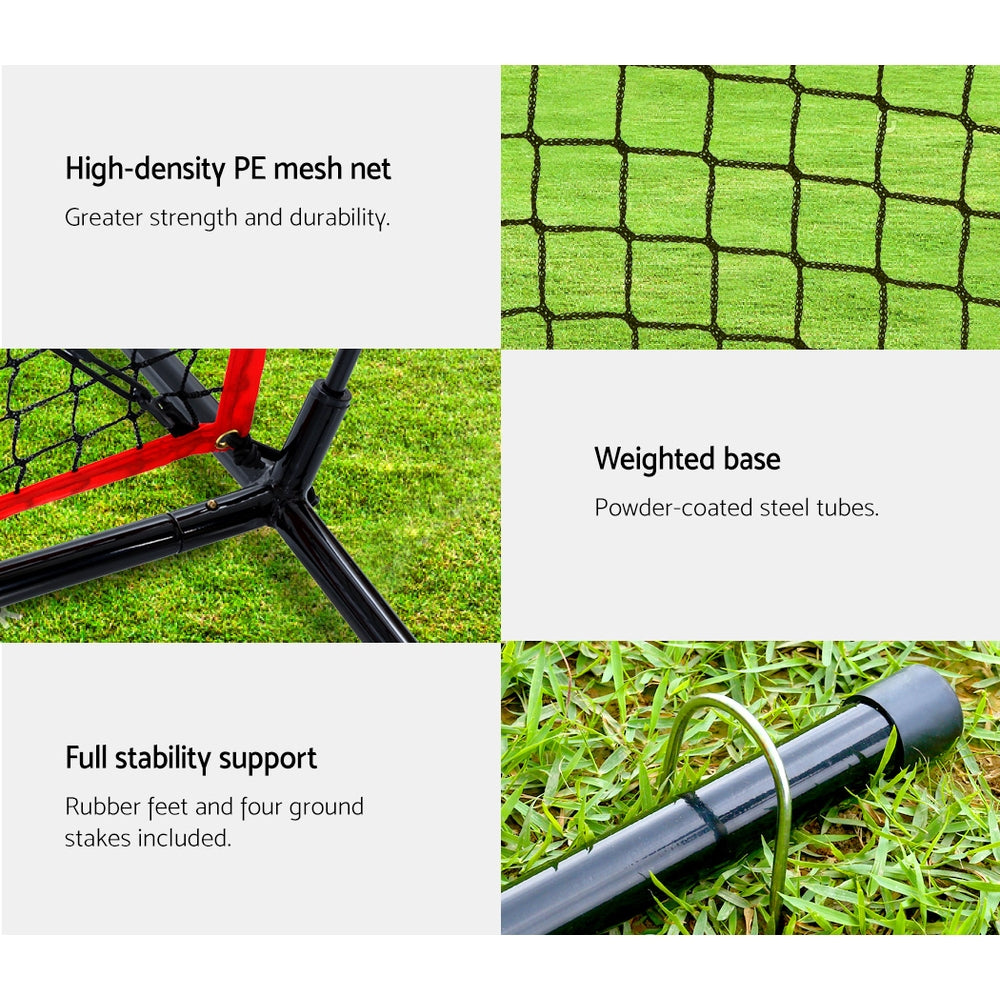 Everfit 7ft Baseball Net Pitching Kit with Stand Softball Training Aid Sports-2