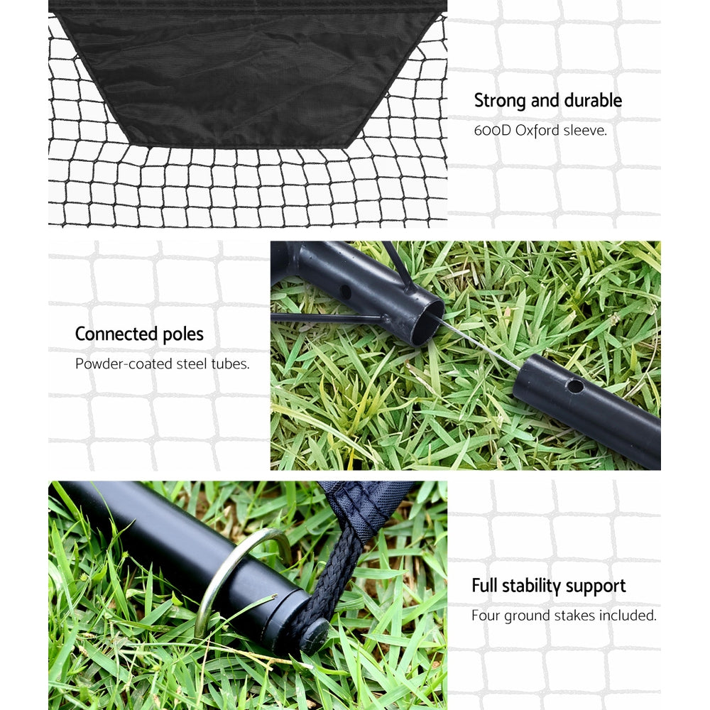 Everfit 1.8m Football Soccer Net Portable Goal Net Rebounder Sports Training-3