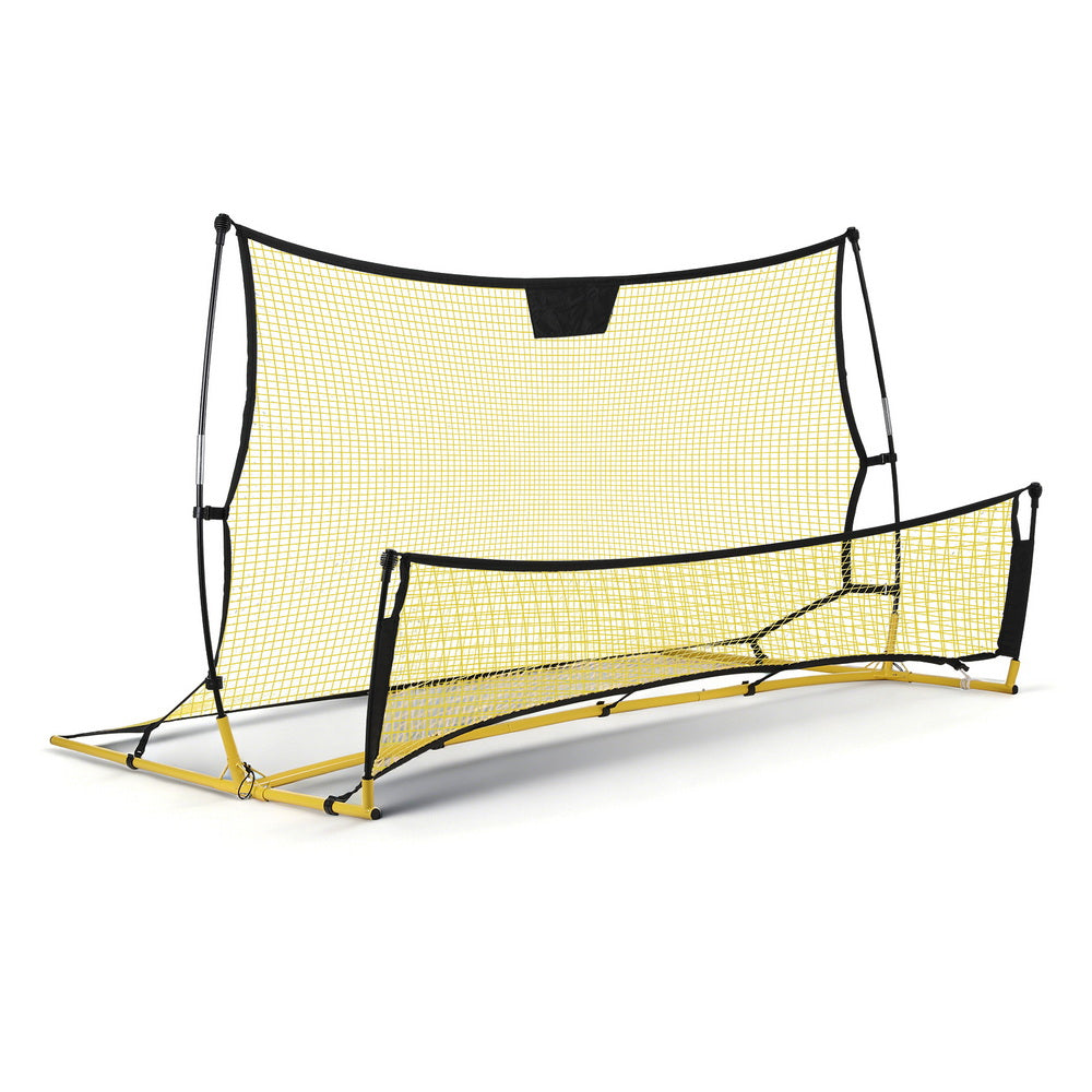 Everfit 2.1m Football Soccer Net Portable Goal Net Rebounder Sports Training Yellow-2