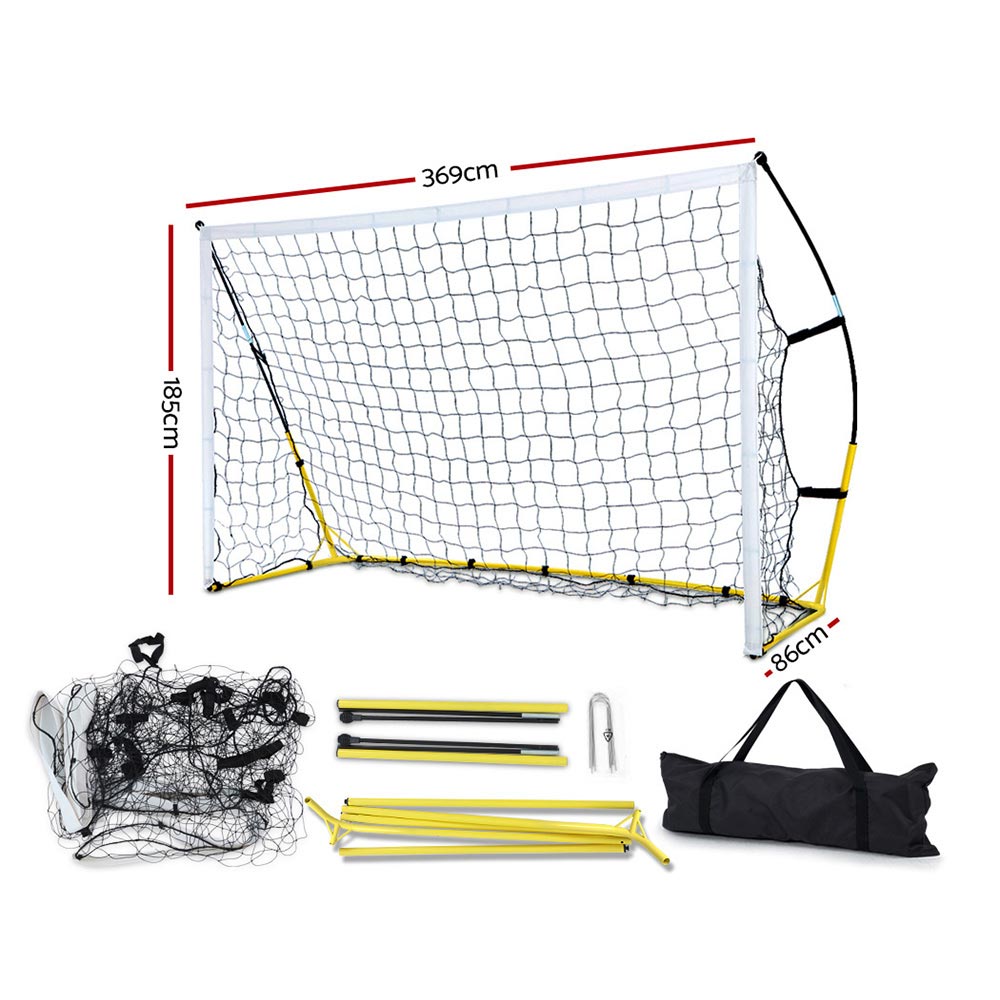 Everfit 3.6m Football Soccer Net Portable Goal Net Rebounder Sports Training-1