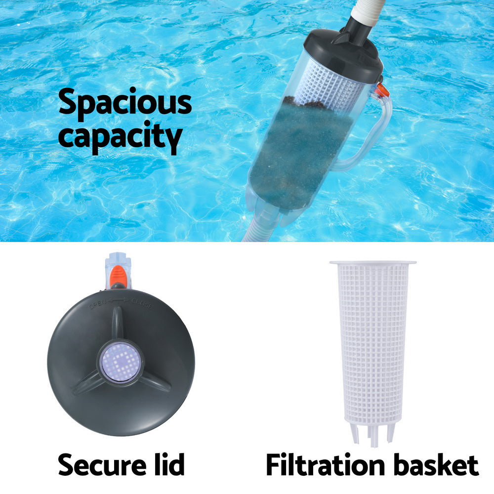 Aquabuddy Pool Leaf Canister Cleaner Suction Catcher In-ground Swimming Pools-5