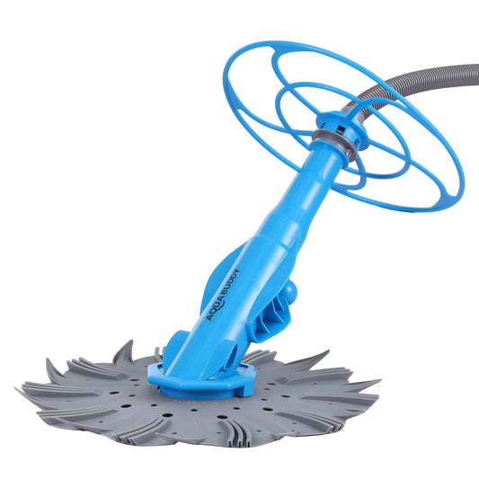 Aqua Buddy Vacuum Pool Cleaner Automatic Swimming Pool Floor Climb Wall Grey-0