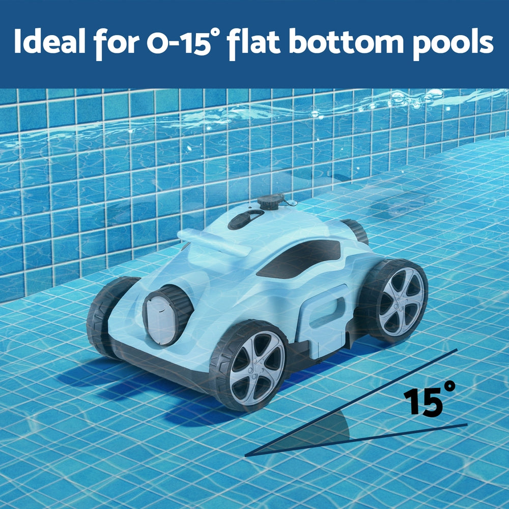 Aquabuddy Robotic Pool Cleaner Automatic Floor Vacuum Robot Swimming Cordless-4