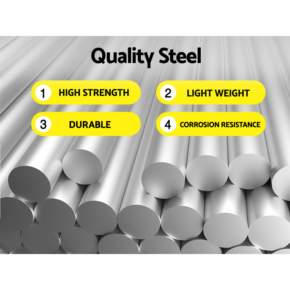 Giantz Power Garden Spiral Auger Hole Digger Earth Drill Bit Φ75x300 & 600mm-3