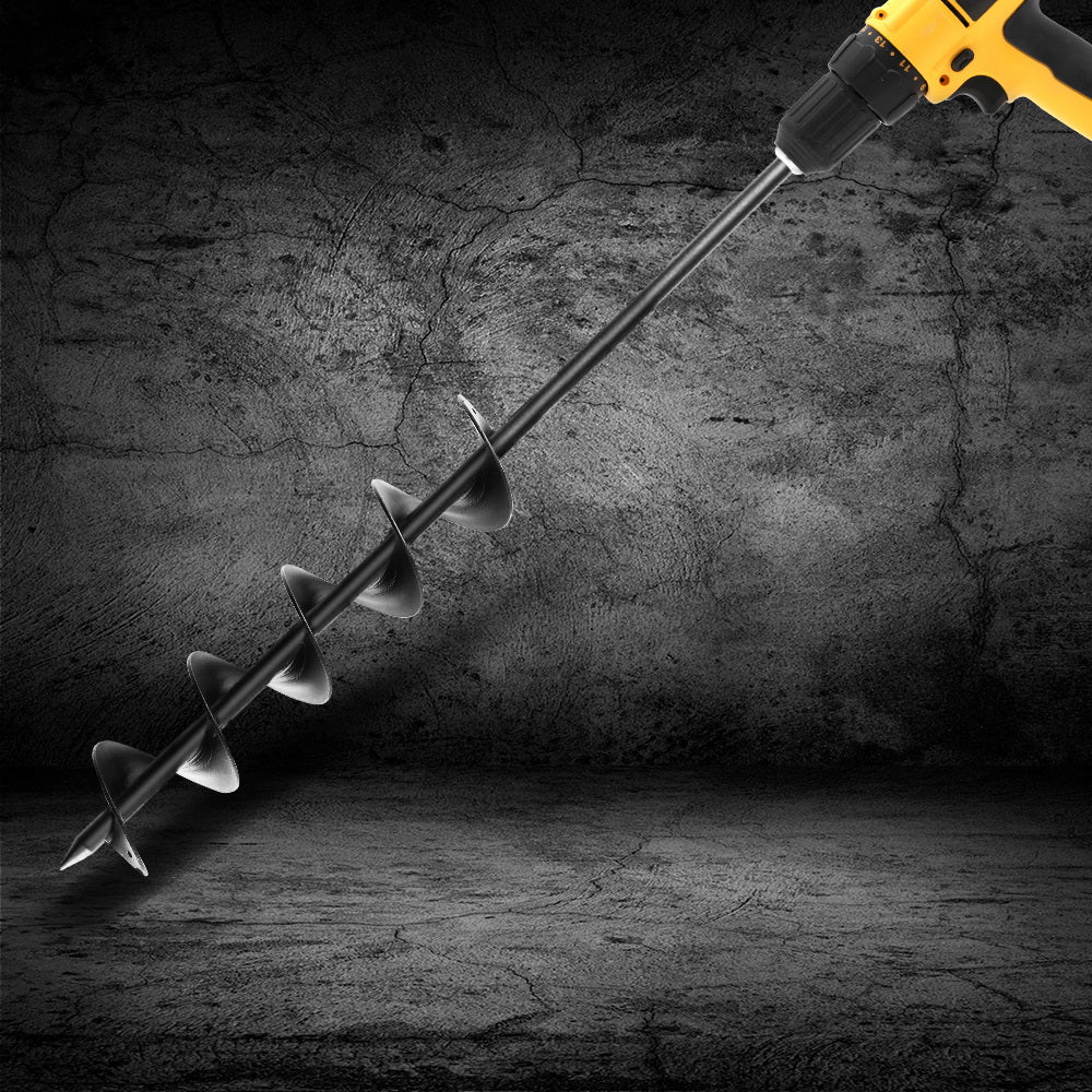 GIANTZ Power Garden Auger Small Earth Planter 75 X 600MM Black-7