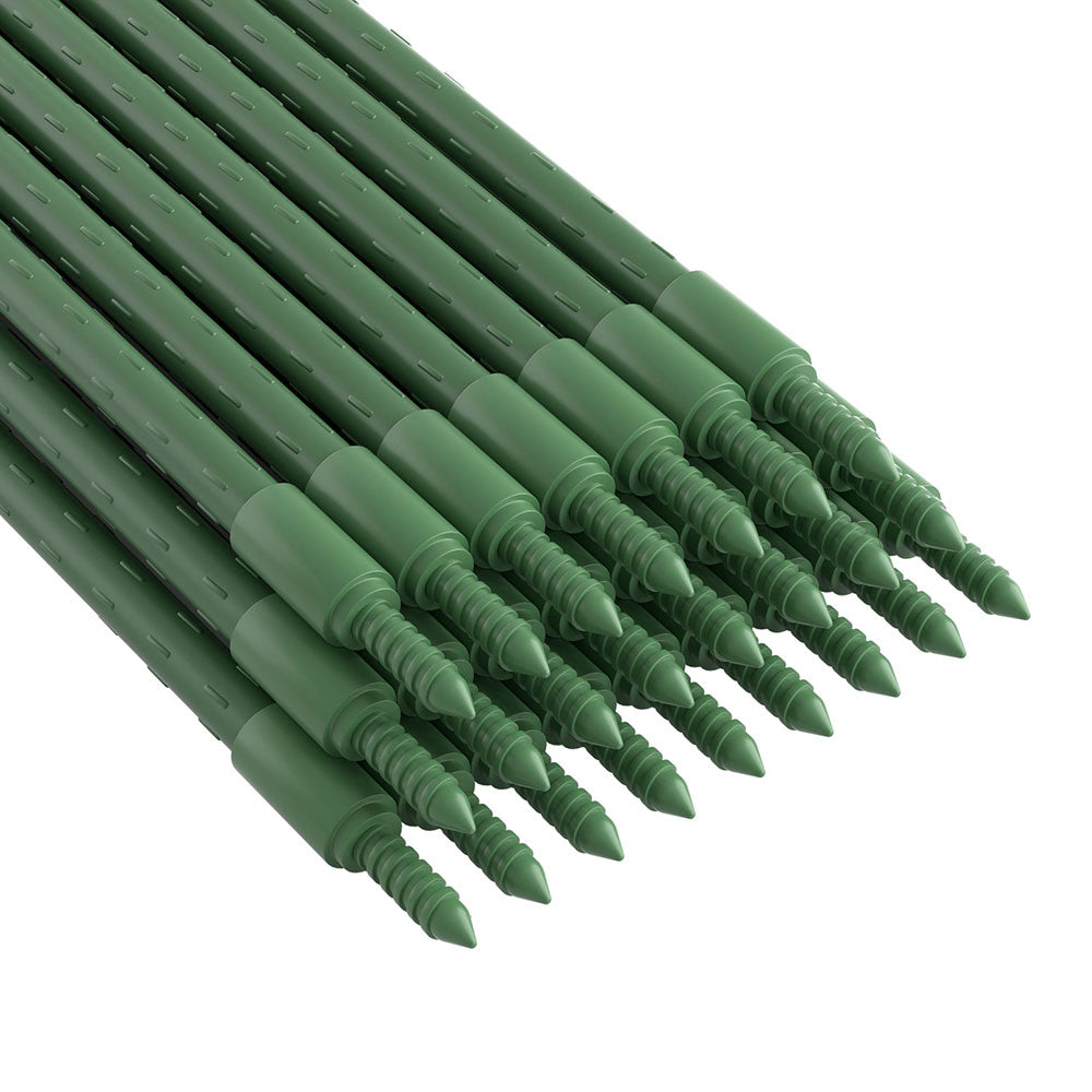 Green Fingers Garden Stakes Metal Plant Support 24pcs 92x1.1CM-0